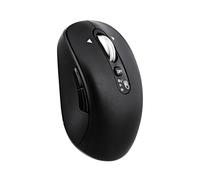 T'nB - Ratón inalámbrico recargable, con rueda de doble función y desembrague, desplazamiento lateral, conexión Plug &Play, dongle USB-A, excelente autonomía de 500 mAh, color negro