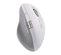 T'nB - Ratón inalámbrico recargable infinito, rueda desactivada ultra rápida, doble rueda y botones de acceso directo, conexión Bluetooth o USB-A, larga duración - blanco