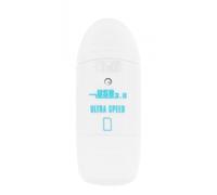 Mini lector de tarjetas de memoria para tarjetas mini SD - también compatible con tarjetas Digital SD, SDXC, MMC y RS MMC mediante cable adaptador con conexión USB.