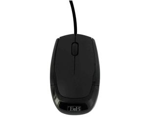 TnB Shark Mini Ratón USB 800 DPI Negro