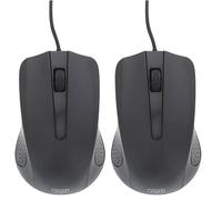T'nB SROPSHARK1 - Ratón (Óptico, USB, 800 dpi, Negro) (Paquete de 2)