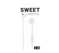 T'nB - SWEET Auriculares Alámbrico Dentro de oído Llamadas/Música Blanco - ESSWEETWH