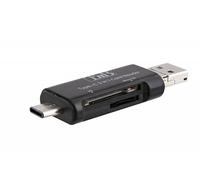 T'nb tcread3in1 lector de tarjeta usb 3.2 gen 1 (3.1 gen 1) type-c neg