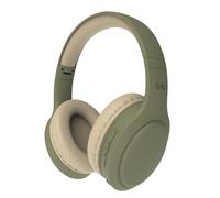 T'nB Tonality, Auriculares inalámbricos Plegables con reducción de Ruido pasivo, con conexión Bluetooth, Sonido estéreo con micrófono Incorporado, duración de hasta 30 Horas - Verde