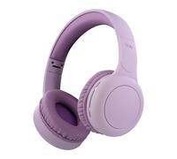 T'nB - Auriculares Bluetooth inalámbricos, Supra-Auricular cómodos, almohadillas de espuma, micrófono incorporado, aro ajustable, autonomía 24 horas, ligero y plegable, color morado