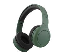 T'nB - Auriculares Bluetooth inalámbricos, Supra-Auricular cómodos, almohadillas de espuma, micrófono incorporado, aro ajustable, autonomía 24 horas, ligero y plegable, color verde