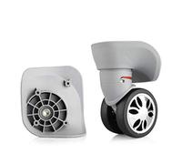 TNBCCXN Ruedas para Maletas，Ruedas Ruedas de Repuesto for Maletas con silenciador Giratorio de 360 Grados, repuestos for reparación de Maletas (W134#) (Gris)(Gray)