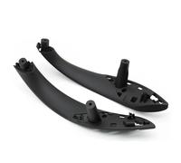 tnbru Auto Manija Puerta Interior Para BMW Para M3 Para M4 Para F30 Para F34 Para F36 Reemplazo Cubierta Embellecedora Manija Puerta Interior Automóvil Negro Beig(Black Rear 2piece Set)
