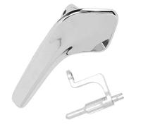 tnbru Auto Manija Puerta Interior Para Opel Para Corsa D 2006-2014 Manija Puerta Interior De Plástico Inoxidable Con Revestimiento Aluminio 13297814 Puertas(Left 13297813)