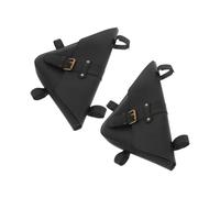 tnbru Bolsa Cuadro Moto para BMW para K-Series K75 K100 K1100 2 Uds Cafe Racer Alforja Triangular Bolsas Laterales Herramienta De Almacenamiento