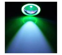 tnbru Bombilla LED Antiniebla Para Coche Proyector COB De 2.5 Pulgadas Con Anillo De Halo De Ojos De Ángel 12 V Modificada Para DRL Faros Antiniebla Delantero(Green-1pc)
