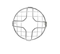tnbru Cubiertas Faros Protector Protector De Parrilla Malla Para Faro Motocicleta 65 Pulgadas Cubierta Rejilla Lámpara Frontal Para Cafe Racer Y Cruiser(Universal Silver)