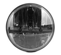 tnbru Faros Dinámicos Para Hummer H1 H2 1PC 6000K 7 Pulgadas Faro LED Redondo Negro Con Haz Hi-Lo Faros Full Juego(1PC BlackA)