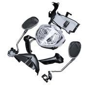 tnbru Faros Motocicleta Para FZ6N 2007-2010 2008 2009 Conjunto De Faros Soporte Espejo Velocímetro Cubierta Moto Conjunto Faros Delanteros