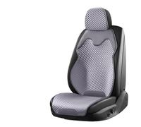 tnbru Funda Asiento Coche Cojín Universal Seda Hielo Asiento Coche Funda Transpirable Absorción Sudor Juego Trasero Individual Dividido Fresco Lote Fundas Asientos Coche(Gray)