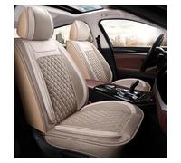 tnbru Funda Asiento Coche Fundas para Asientos De Coche Cinco Plazas Estilo Urbano Ligero, Adecuadas La Mayoría De Los Vehículos Lote Fundas Asientos Coche(Beige)