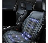 tnbru Lote Fundas Asientos Coche Funda Cojín Silla Asiento Ventilado Verano Coche 12V 8/16/ 24 Ventiladores Almohadilla Refrigeración Asiento Asiento Refrigerado(Black 24 Fan 12V)