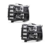 tnbru Luz Niebla Delantera Para Chevrolet Para Silverado 1500 4.3L 2007-2013 Par De Faros Delanteros Izquierdo Y Derecho Proyector Transparente