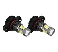 tnbru Para Jeep Para Wrangler JK JL 2010-2019 2 Bombillas LED Antiniebla Delanteras 2 Unidades 2504 PSX24W 12276 Accesorios Faros Antiniebla Delantero