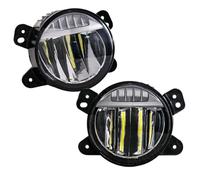 tnbru Para Jeep Para Wrangler JK Para Grand Para Cherokee Lámpara LED Antiniebla Luces Diurnas DRL 6500K Parachoques Delantero Faros Diurnos 12V Faros Antiniebla Delantero
