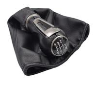 tnbru Para SEAT Para IBIZA Para IV Pomo De Cambio Marchas Manual 5 6 Velocidades Para Coche Pomo Cambio Marchas Con Funda Cuero Negra Coche Pomo Palanca Cambios(R6-Speed)