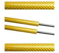 tnbru para Seat para Leon para MK3 2012-2019 Capó Delantero Modificación Puntales Gas Soporte Elevación Amortiguador Amortiguador Capó Delantero(Yellow Carbon Fiber)