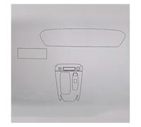 tnbru Película Protectora Navegación Para Q6 Para E-tron Película Protectora PPF Accesorios Interiores TPU Transparente Navegación GPS Panel Cambios Consola Central(B For RHD)