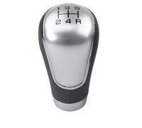 tnbru Pomo De Cambio De Marchas Para Mazda 2/3/323/6/3 BK 2004-2012 Coche 5/6 Velocidad Transmisión Manual Palanca De Cambio Marchas ABS Perilla(5-Speed Silvery)
