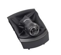 tnbru Pomo De Cambio De Marchas Para Seat Para Ibiza 2002-2010 Car-Styling Perilla De Caja Cambios 5 Velocidades Con Bota Cuero(5R-Black Line)