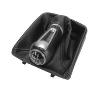 tnbru Pomo De Cambio De Marchas Para SEAT Para IBIZA IV (6J) 2009-2017 Perilla De Palanca Cambios Coche 5/6 Velocidades Con Cubierta Cuero Bota Polaina(6 speed)
