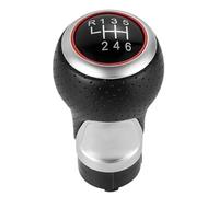 tnbru Velocidad Coche Para A3 S3 8p 2003-2013 Para A4 S4 Para Q5 S-Line 2007-2015 Pomo Cambio Marchas Cuero Para Coche 12 Mm Con Manija 5/6 Velocidades(Red 6 Speed)