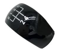 tnbru Velocidad Coche Para Skoda Para Octavia MK2 II 2004-2008 FL 5/6 Velocidades Pomo Cambio Insignia Emblema Tapa Cubierta Palanca Cambios Cabezal Carcasa(Black 5 Speed)