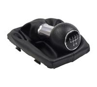 tnbru Velocidad Coche Perilla De Palanca Cambios Para A4 B6 2000-2008 Manual 5 6 Velocidades Con Cubierta Cuero Antipolvo(R-5 Speed)
