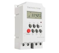 TNCE 30A Timer Breaker 220V, interruptor de control de tiempo, ajuste a segundos, 32 grupos de temporizador de encendido y apagado de luz, temporizador de bomba de agua(30A Timer 1pcs)