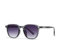 TNDVIC Gafas de sol con protección UV400 | Lentes azules con remaches | Lentes color caramelo para deportes al aire libre y conducción (C6 gris)