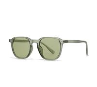 TNDVIC Gafas de sol con protección UV400 | Lentes azules con remaches | Lentes de color caramelo para deportes al aire libre y conducción (C7 Verde Verde)