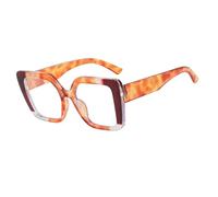 TNDVIC Gafas de sol con protección UV400 | Lentes de gato con estampado de leopardo transparente | Para hombres y mujeres, deportes al aire libre y conducción (rojo)