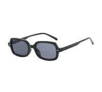 TNDVIC Gafas de sol con protección UV400 | Montura con remaches pequeños y lentes de colores | Para mujeres y hombres, deportes al aire libre y conducción (negro y gris)