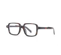 TNDVIC Gafas de sol con protección UV400 | Montura grande con remaches punk y lentes de colores | Para mujeres, hombres, deportes al aire libre y conducción (Leopardo transparente)