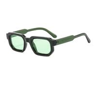 TNDVIC Gafas de sol con protección UV400 | Remaches Punk Degradados | Para mujer, hombre, deportes al aire libre y conducción (verde)