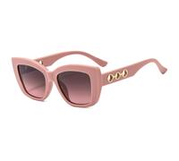 TNDVIC Gafas de sol estilo ojo de gato vintage UV400 para hombre y mujer - Montura cuadrada estilo retro (rosa)