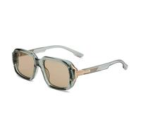 TNDVIC Gafas de sol para hombre con degradado, con protección UV400, con remaches, color azul y verde (té verde)