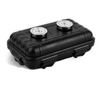 TNEDFOD Caja magnética para llaves al aire libre, color negro, escondite magnético impermeable para debajo del coche, caja magnética para llaves de coche