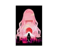 TNERPAR Anime Demon Slayer Póster Kamado Nezuko Póster Pintura Decorativa Lienzo Arte de Pared Salón Póster Dormitorio Pintura, Arte de Pared Impresión de Imagen Moderna Decoración de Habitación