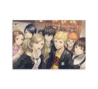 TNERPAR Anime Persona 5 Pósteres Pintura Decorativa Lienzo Arte de Pared Salón Póster Dormitorio Pintura, Arte de Pared Impresión de Imagen Moderna Decoración de Habitación Familiar 24 x 36 Pulgadas