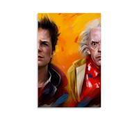 TNERPAR Back to The Future Póster Pintura Decorativa Lienzo Arte de Pared Salón Póster Dormitorio Pintura, Arte de Pared Impresión de Imagen Moderna Decoración de Habitación Familiar 08 x 12 Pulgadas
