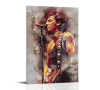 TNERPAR Bruce Springsteen Singer Póster Pintura Decorativa Lienzo Arte de Pared Salón Póster Dormitorio Pintura, Arte de Pared Impresión de Imagen Moderna Decoración de Habitación Familiar 40 x 60 cm