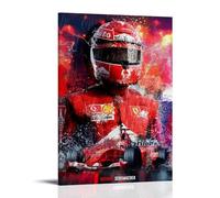 TNERPAR Michael Schumacher F1 Póster Pintura Decorativa Lienzo Arte de Pared Salón Póster Dormitorio Pintura, Arte de Pared Impresión de Imagen Moderna Decoración de Habitación Familiar 24 x 36