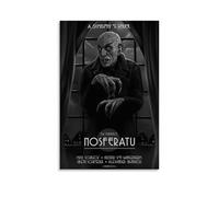 TNERPAR Póster de arte de la película Nosferatu Pintura Decorativa Lienzo Arte Mural Salón Póster Dormitorio Pintura, Arte de Pared Impresión de Imagen Moderna Decoración de Habitación Familiar 30 x