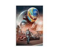 TNERPAR Racer Fernando Alonso Póster Pintura Decorativa Lienzo Arte de Pared Salón Póster Dormitorio Pintura, Arte de Pared Impresión de Imagen Moderna Decoración de Habitación Familiar 30 x 45 cm